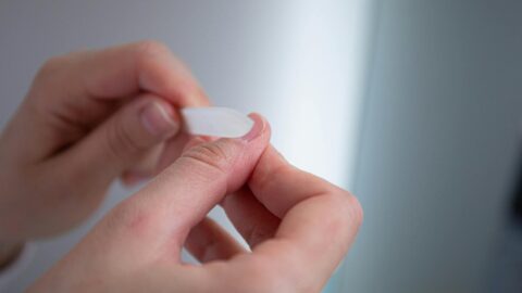 A split nail